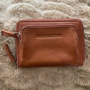 Sticksaudstones Leather Zip Wallet - Rustic Tan